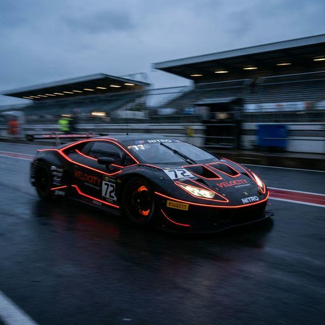 Racing Car on Track